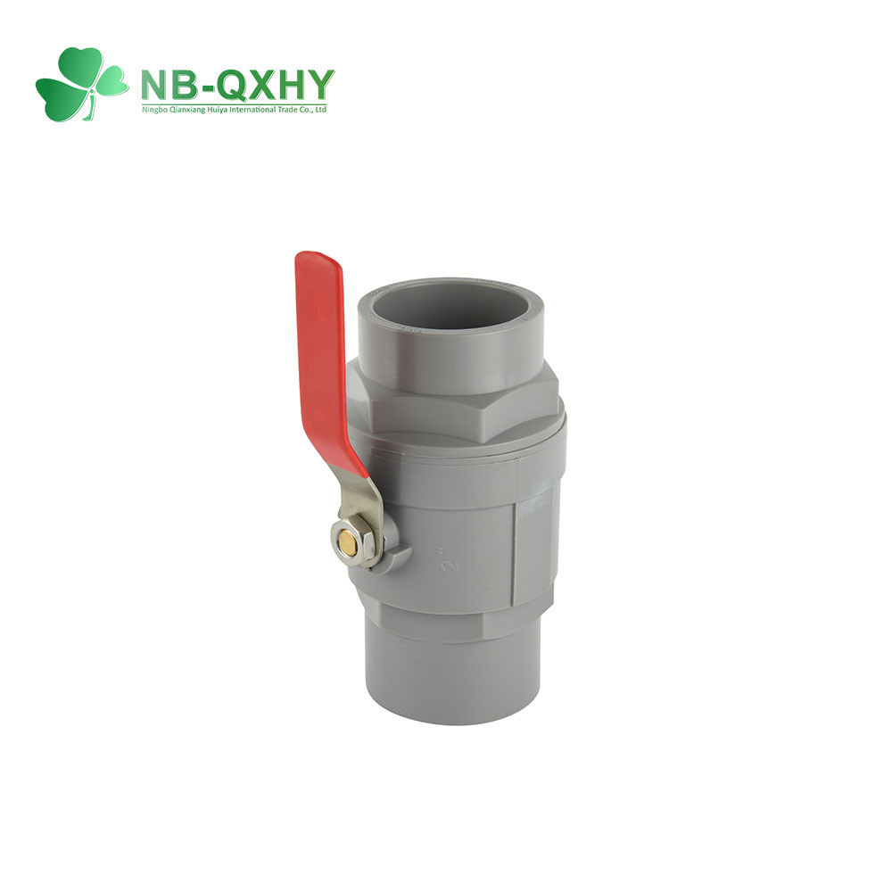 OEM PVC/Plastic Ball Valve 2 PCS Valve Hot in Indonesia