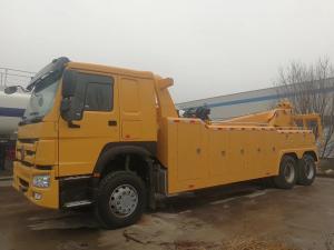 China ZZ1257N5847W 6x4 Road Wrecker Truck With HW76 Cabin And ZF Steering wholesale