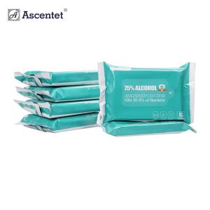 China 75% Antibacteria Alcohol Wip Disinfectant Alcohol Wet Tissue Kills Germ wholesale