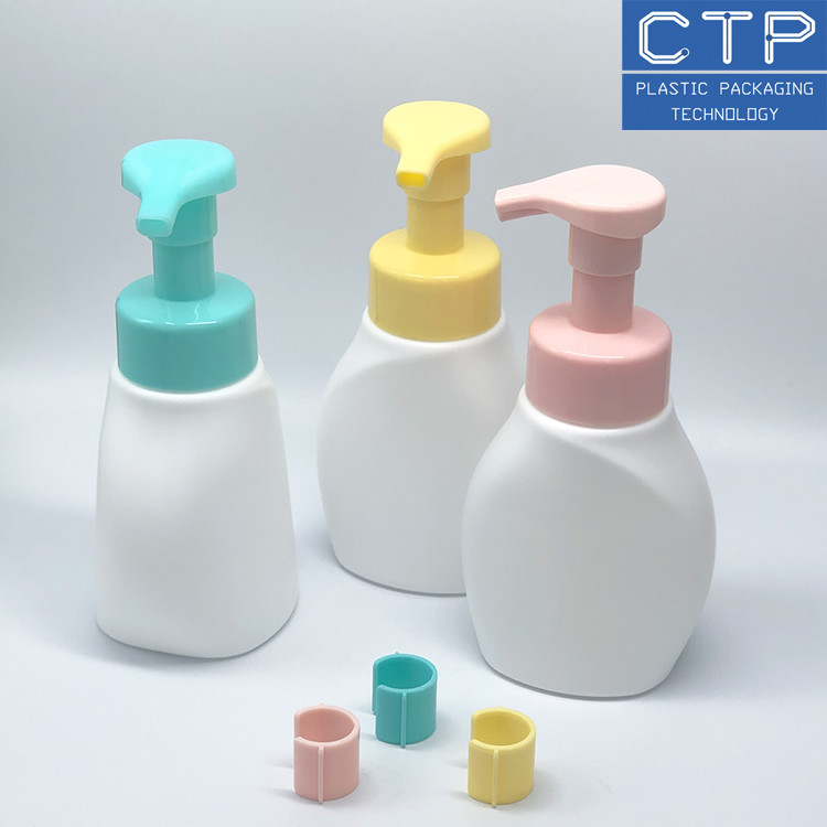 Cosmetic outspring inner diameter43mm Foam Pump Head 300ml Bottle Application