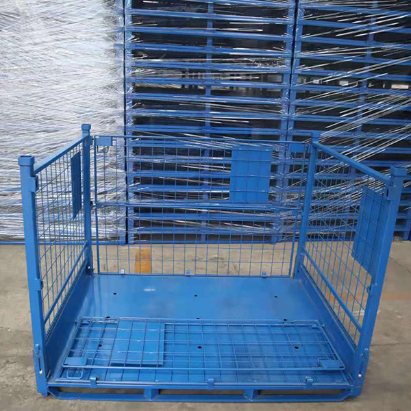 Warehouse Wire Mesh Storage Cage Corrosion Resistance 2 - 4 Layers