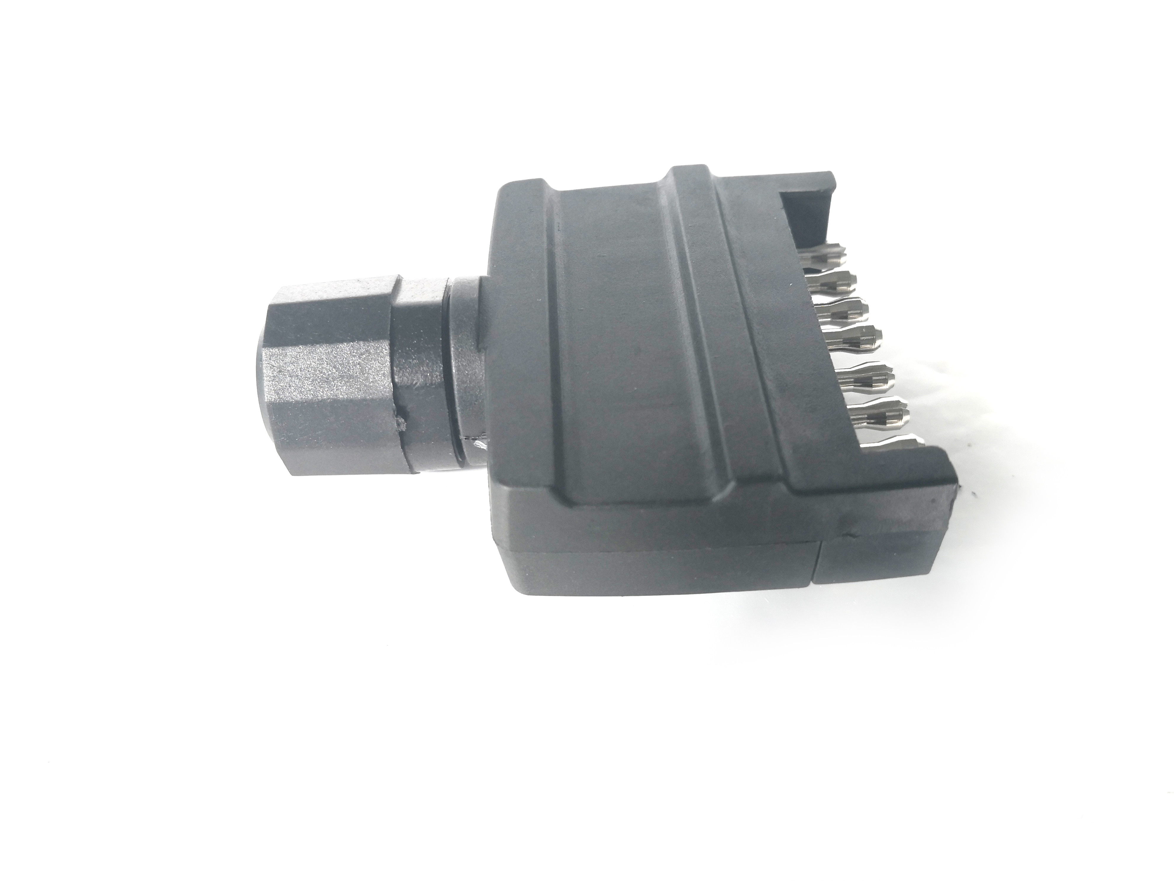 Flat Trailer Electrical Plug Nylon Brass Heavy Duty 7 Pin Trailer Plug