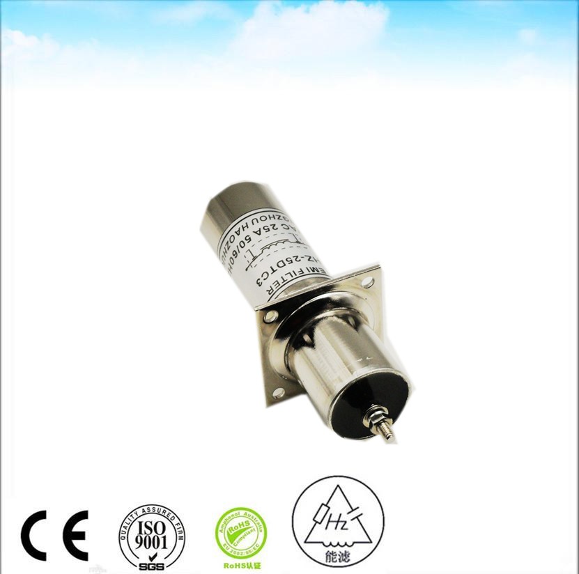 AC DC EMI Feedthrough Filter Capacitor Electrical Line Noise Filter Rohs Filter
