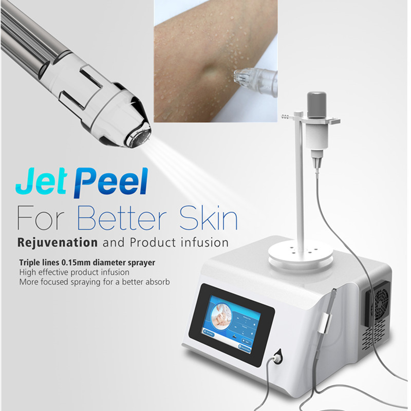Newest Israel moisturizing spray hydrating facial skin deep cleaning no needle mesotherapy jet peel machine with CE
