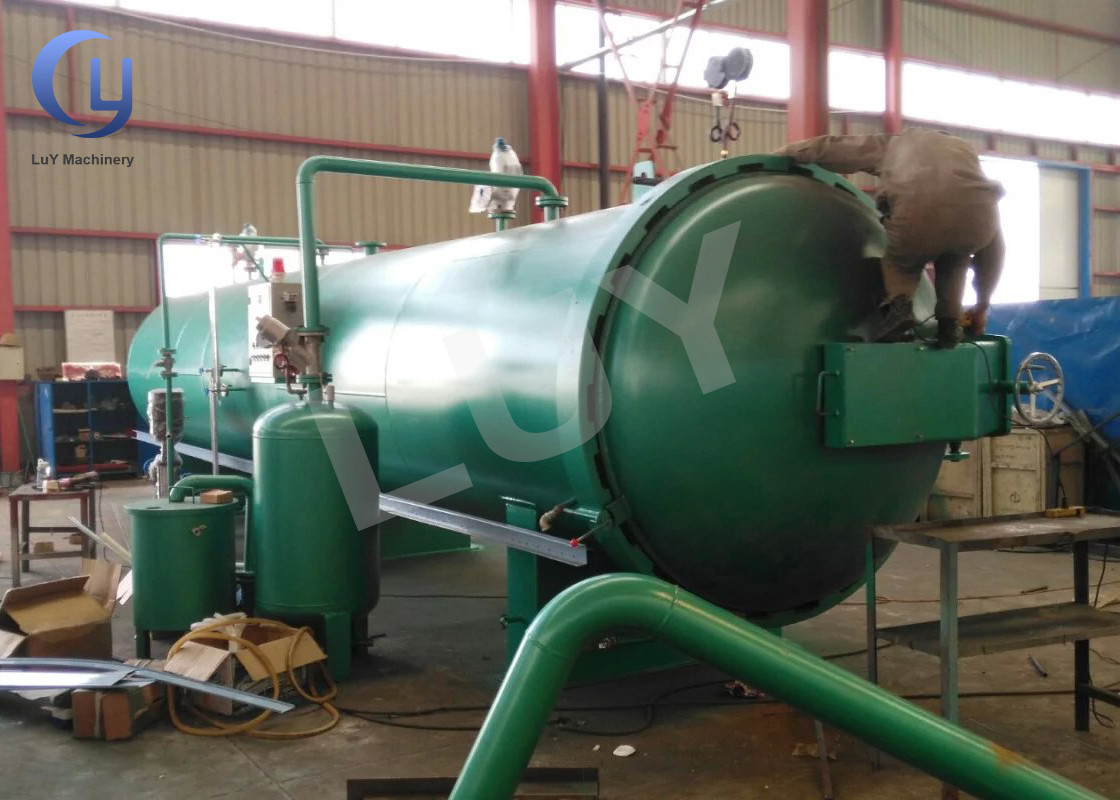 Timber Vacuum Pressure Impregnation Autoclave Fire Retardant