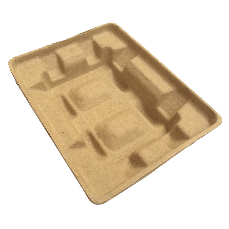 Recyclable Moulded Pulp Tray Biodegradable Thermoformed Paper Trays