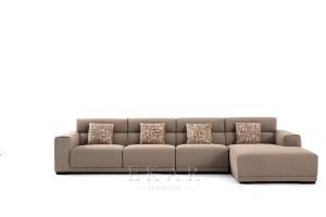 China Modern Sectional Fabric Recliner L Shaped Sofa Set wholesale
