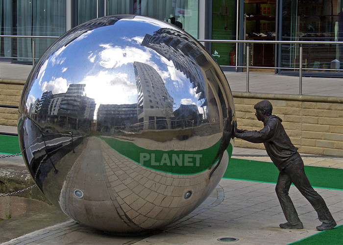 PVC Festival Decorative Inflatable Hanging Mirror Ball / Balloon Silver Reflective Mirror Sphere