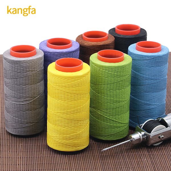 Abrasion-Resistant 150D Polyester Sewing Waxed Thread for Leather Hand Stitching Craft