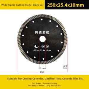 China 250mm Black Diamond Cut Circular Saw Blade With Steel Core wholesale