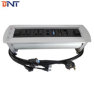China Automatic Desktop Multimedia Outlet Silver With 1* VGA / 1* HDMI wholesale