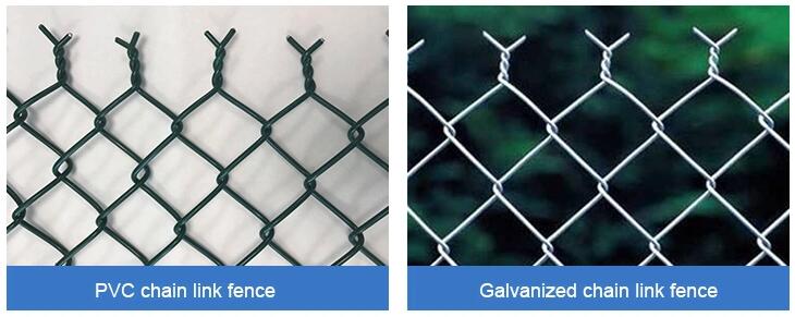 weave of chain link fence