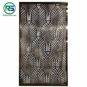 China Branch Laser Cut Metal Privacy Screen Outdoor Indoor Aluminum Panel 1800*5000mm wholesale