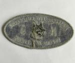 Embroidery art good price K9 embroidery patch with logo design