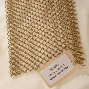 China 1mm Wire Stainless Steel 304 Metal Chain Link Curtain For Shopping Mall Decoration Curtain wholesale