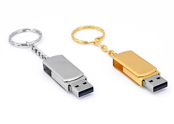 64 Gigabyte Personalized Usb Keychain , True Capacity Promotional Usb Gift