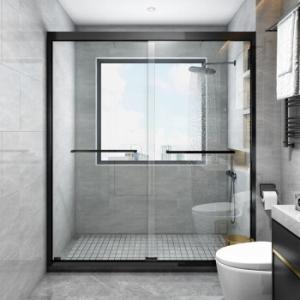 China Hotel Shower Glass Panel 6mm-15mm Frameless Tempered Glass Shower Enclosure wholesale