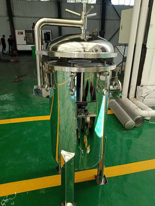 Inline Sanitary Bag Filter Housing For Water Treatment SS 304 Material