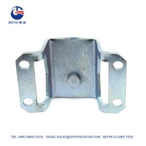 China Galvanized Steel USC FTTH 1.5KN 64.5x65x54.5mm Hook Bolt Clamp wholesale