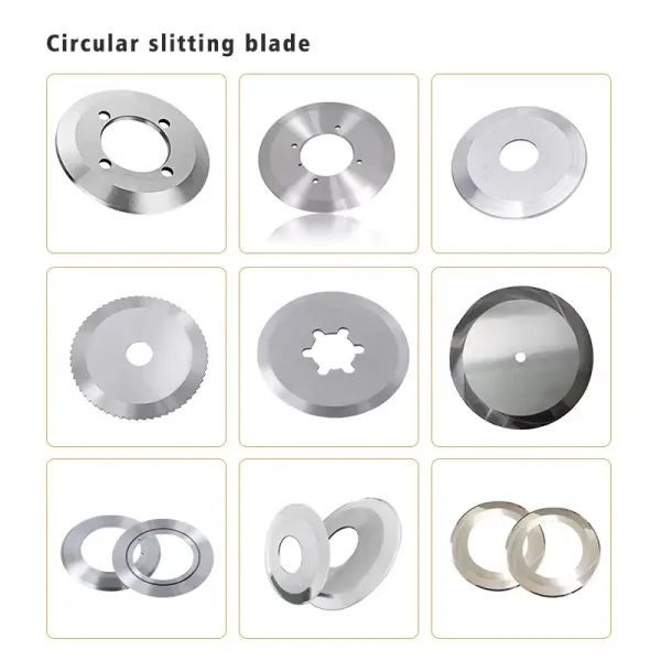 High Precision Log Saw Blade 610 D2 Circular Cutting Blades Round Slitting Roller Tungsten Carbide Insert Knife for Tissue/Toilet Household Paper Machine