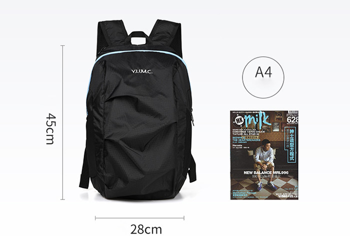 Cheap Factory Directly Portable Shoulder Bag Foldable Design School Backpack