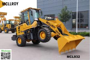 China Construction Mini Wheel Loaders , Compact Loading Shovel 1800kg Rated Load wholesale