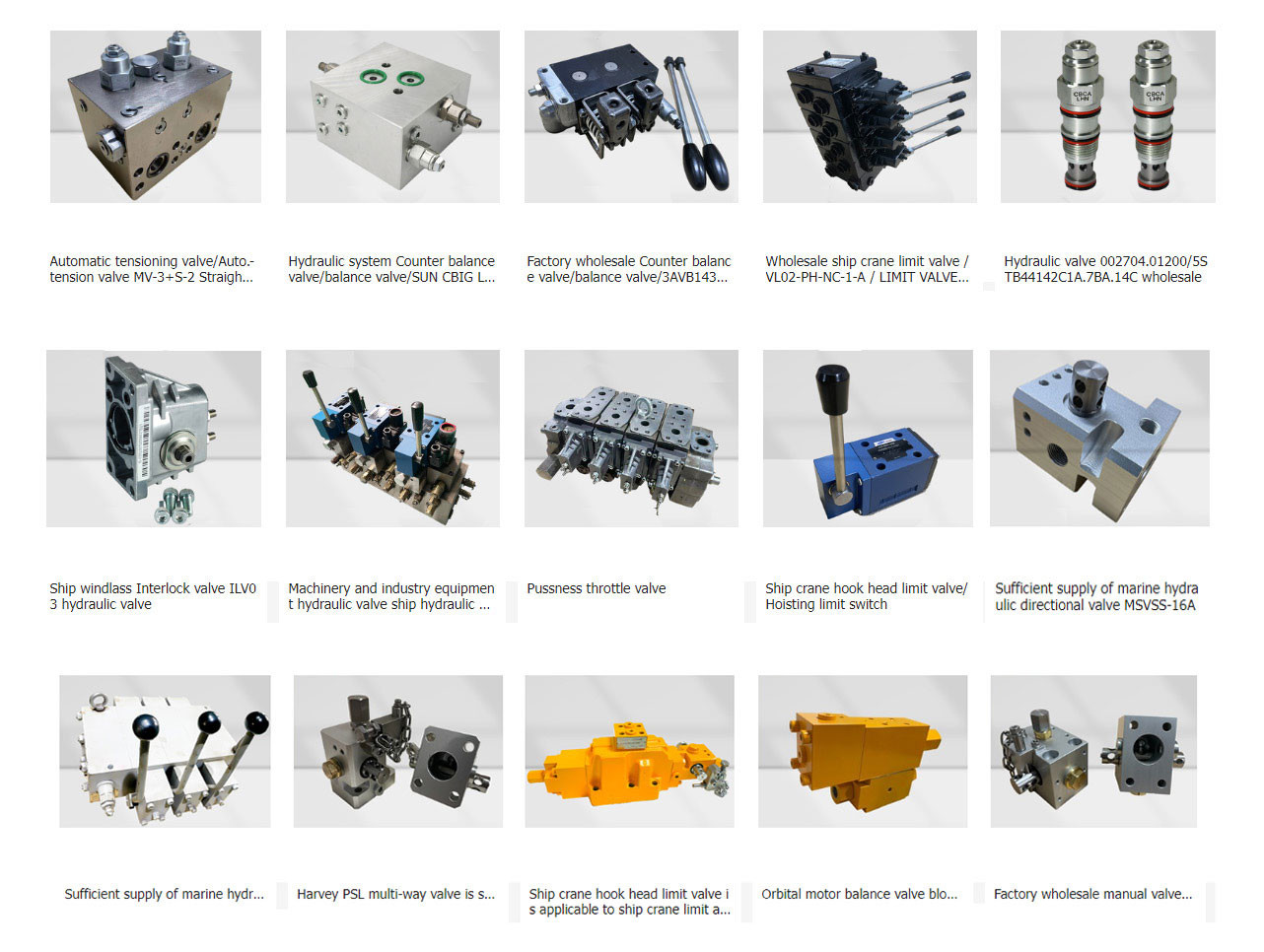 Cast Iron Limit Winch Stroke Valves A2-112B-1 Ship Crane Hook Head Limit Valve