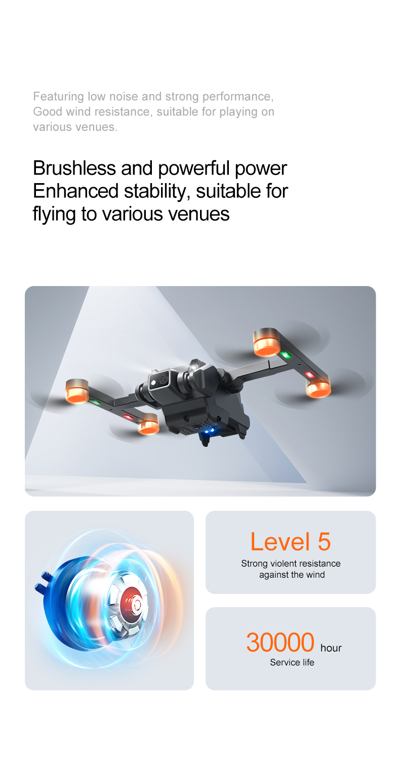 20*14*9cm Rg700 Pro Drone 4k Gps 8k Hd Dual Camera Fpv Professional Aerial Photography Uav Brushless Motor Quadcopter Toys