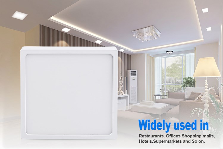 Good quality best lumen professional manufacturer led panel light surface mounted