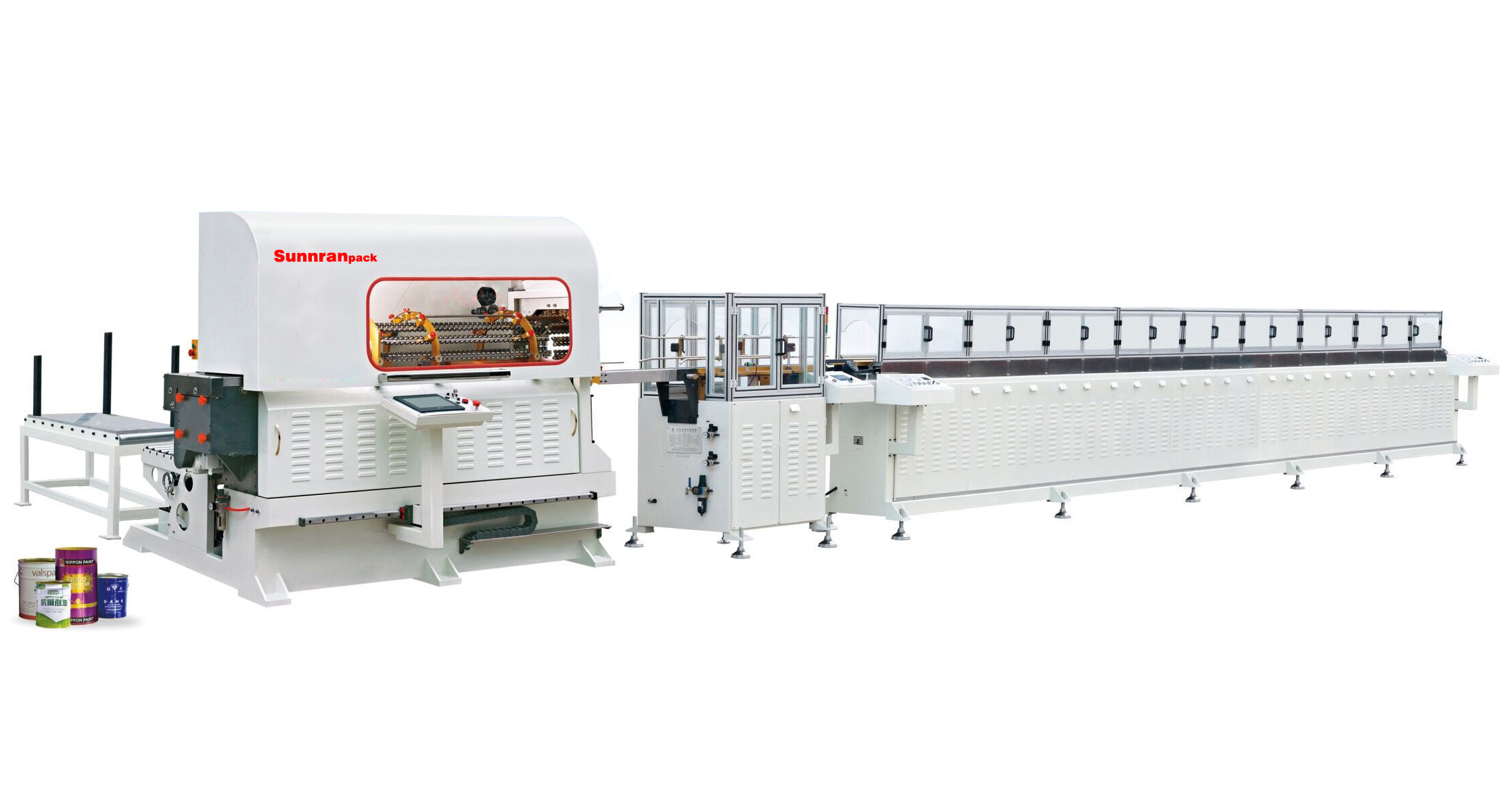 Metal Paint Bucket Making Machine 35CPM 6050x1900x3100mm Size