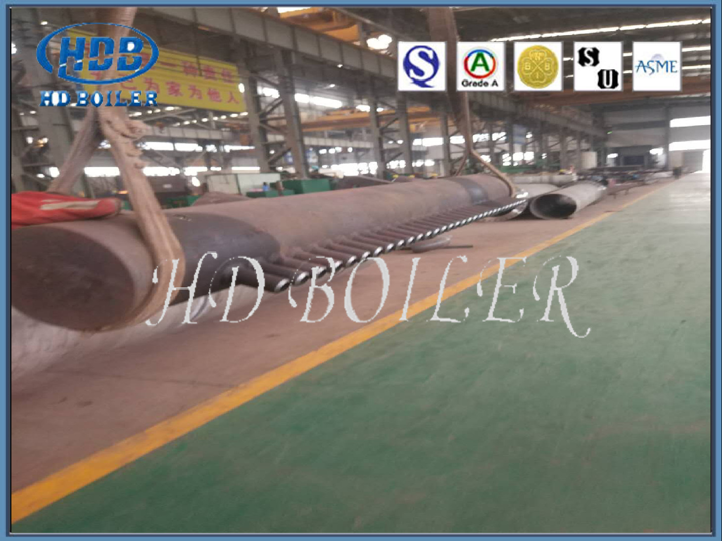 ASME Standard Carbon Steel Steam Boiler Manifold Headers With Welded Pipe For Boiler Parts