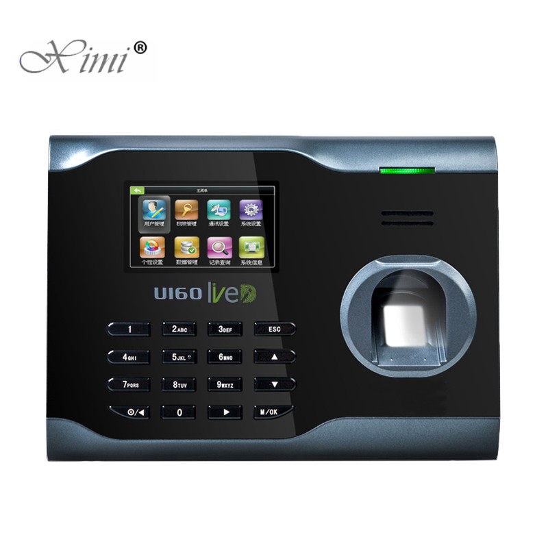 U160 Fingerprint Attendance With 125KHZ RFID Card Reader WIFI TCP/IP Fingerprint Time Clock Biometric Time Recorder