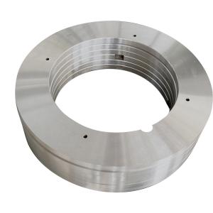 China Hardness Carbide Steel Round Slitter Blades Polished CNC Grinding AlTiN Coating wholesale