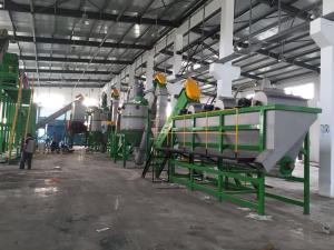 China 1000kg/h PET recycling machine/pet bottle recycling plant/pet flake washing line wholesale