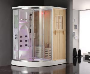 China Wet Steam Bathroom Shower Enclosure Sauna Ozone Disinfection wholesale