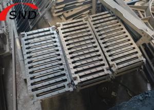 China Grid Opening Cast Iron Channel Gully Grate B125 500*500mm wholesale