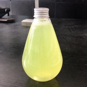 China Eco Easy Open Plastic Beverage Bottles Pear - Shaped Customized Printing wholesale