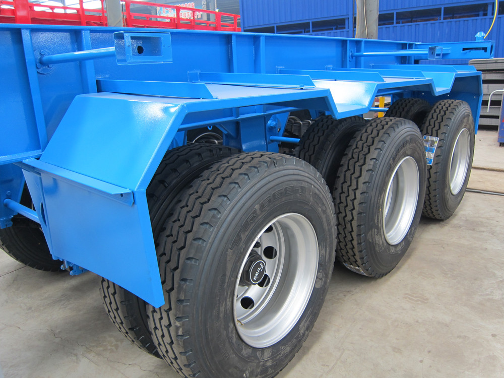 Steel 20FT 40FT Container Long Lifetime Chassis Skeleton Semi Trailer with Container Lock