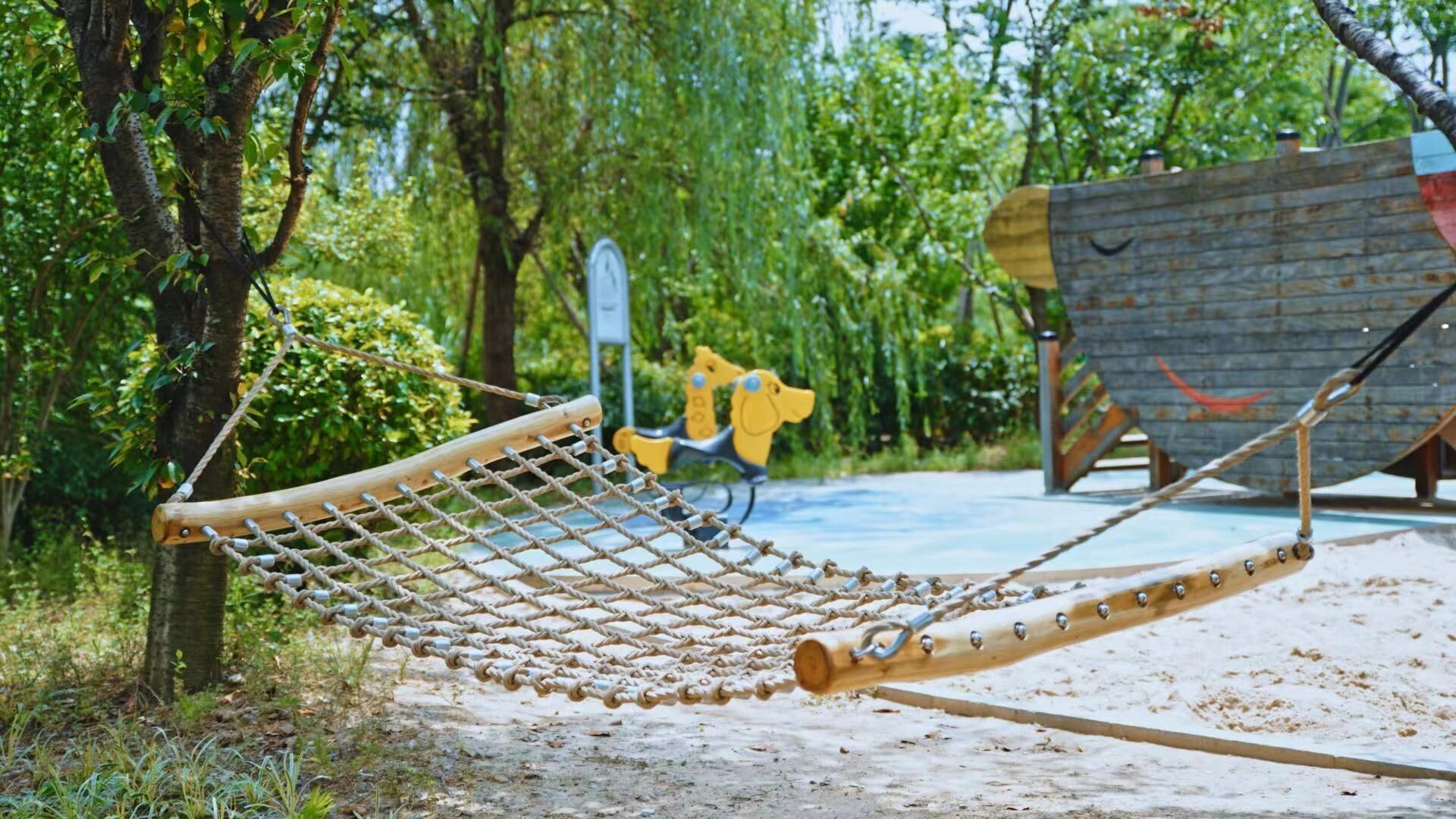 Bird Nest Swing Playground Accessories Swing Button With Chain