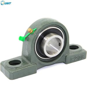 China 30*38.1*167 mm Agricultural Machinery fan, textile, food, mining and other machinery bearing Pillow Block Bearing UCP206 wholesale