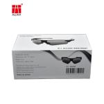 Sunglasses 285gsm White Paperboard Box , Hinged Lid 6x6 Gift Box
