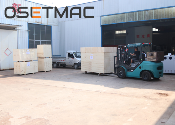 DT1000-4K OSETMAC Woodworking Automatic Brush Sanding Machine for Solid Wood Sanding