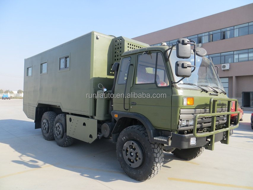 Dongfeng 6x6 All Driven Cargo Van Truck Mobile Food Truck GB17691-2005