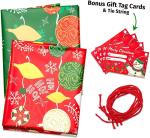 Merry Christmas Large Plastic Gift Sack , 36"×44" Plastic Christmas Gift Sacks