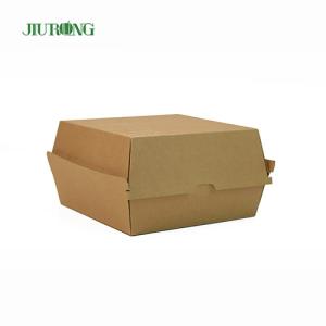 China Single Tongue Eco Friendly Takeaway Packaging Recycled Kraft Paper 1600ml wholesale