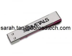 Hot Metal Bookmark Clip USB 2.0 Memory Sticks, Real Capacity