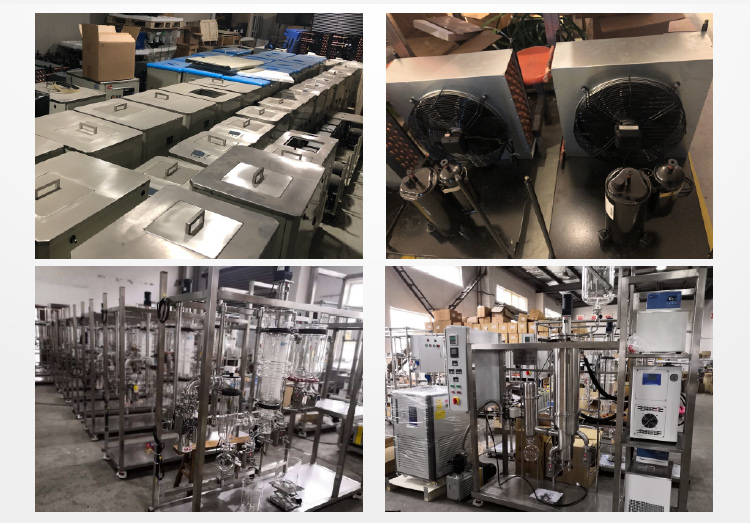 Wiped Film Distillation Equipment Cannabis Oil Molecular Distiller
