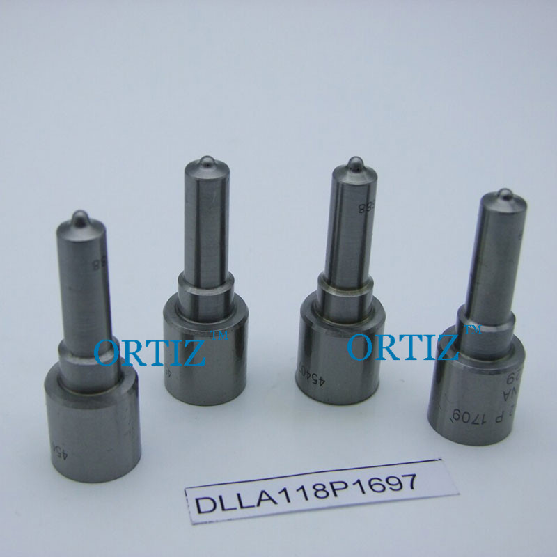 ORTIZ diesel common rail injection nozzle DLLA118p1697 diesel injector nozzle for Komatsu Cummins injector 0445120125