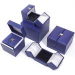 Double Door Storage Velvet Jewelry Box for Newest Style Packaging of Luxury