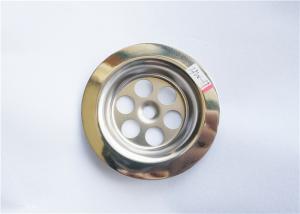 China Durable Silver Sink Strainer Parts Mirror Polish Surface Anti - Corrosion wholesale